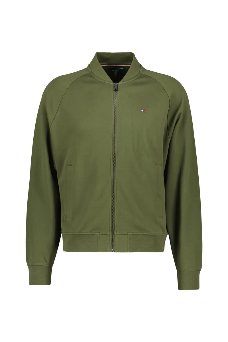 Sweatjacke aus Baumwollmix