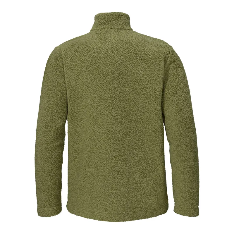 Fleecejacke mit Stehkragen in Teddy-Optik