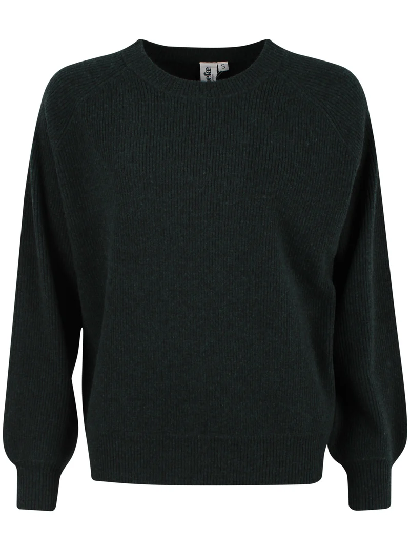 Danerelation Chunky Merino Wool Sweater Dark Forest