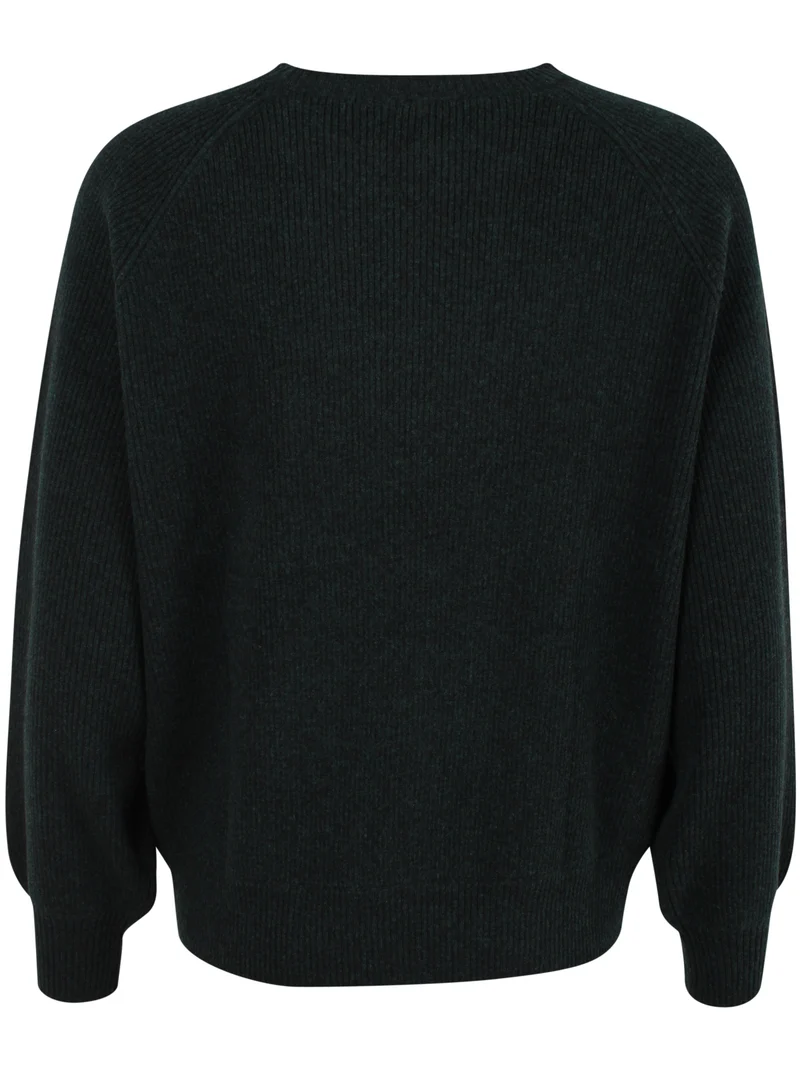 Danerelation Chunky Merino Wool Sweater Dark Forest