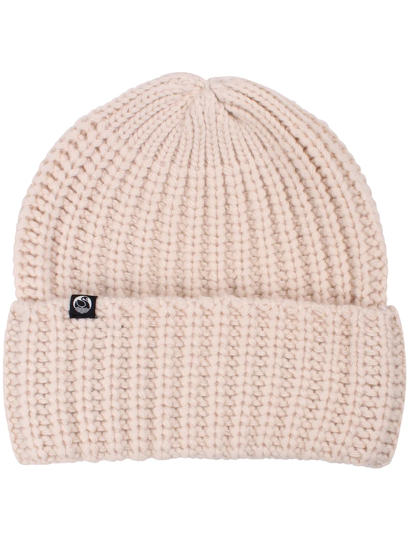 Danefolklore Chunky Merino Wool Beanie Light Beige