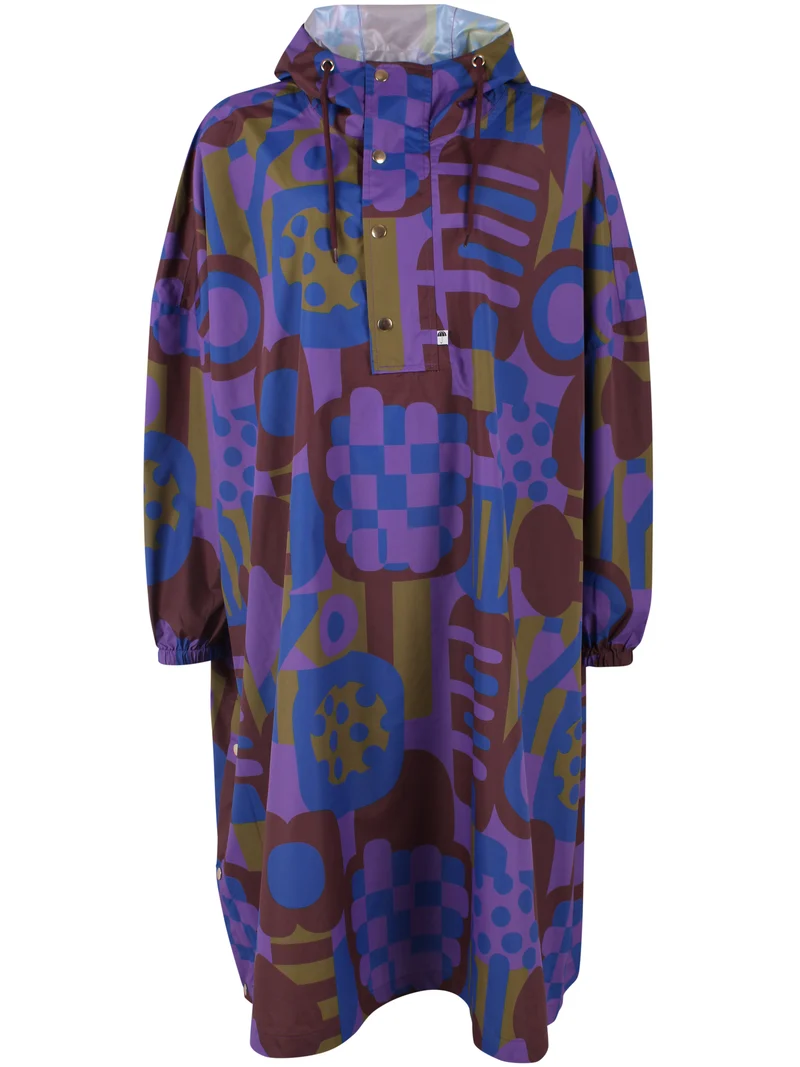 Danedream Drops Rain Poncho Purple PATCHLAND