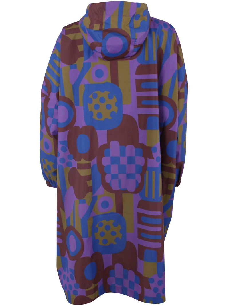 Danedream Drops Rain Poncho Purple PATCHLAND
