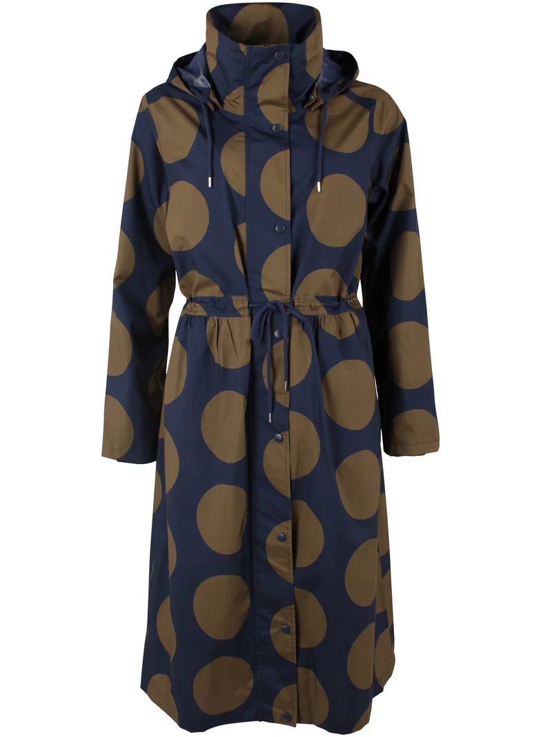 Danethunder Raincoat Dark Navy/Olive MEGADOTS