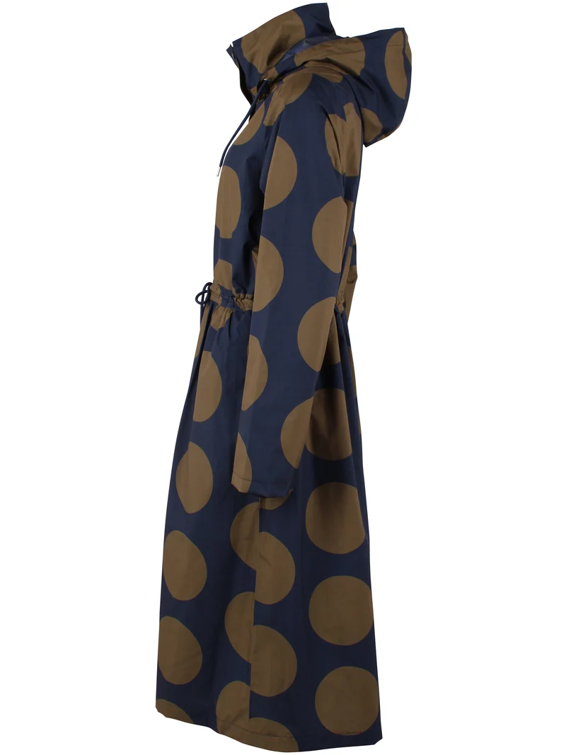 Danethunder Raincoat Dark Navy/Olive MEGADOTS