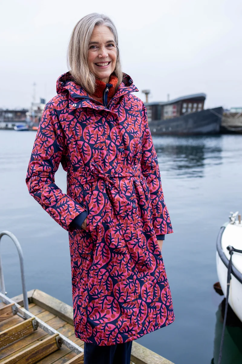 Danelisabeth Raincoat Soft Cherry MACRO MICRO