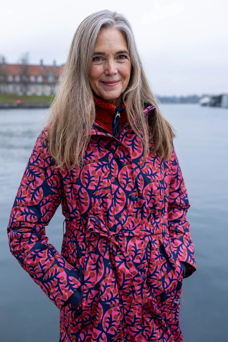 Danelisabeth Raincoat Soft Cherry MACRO MICRO