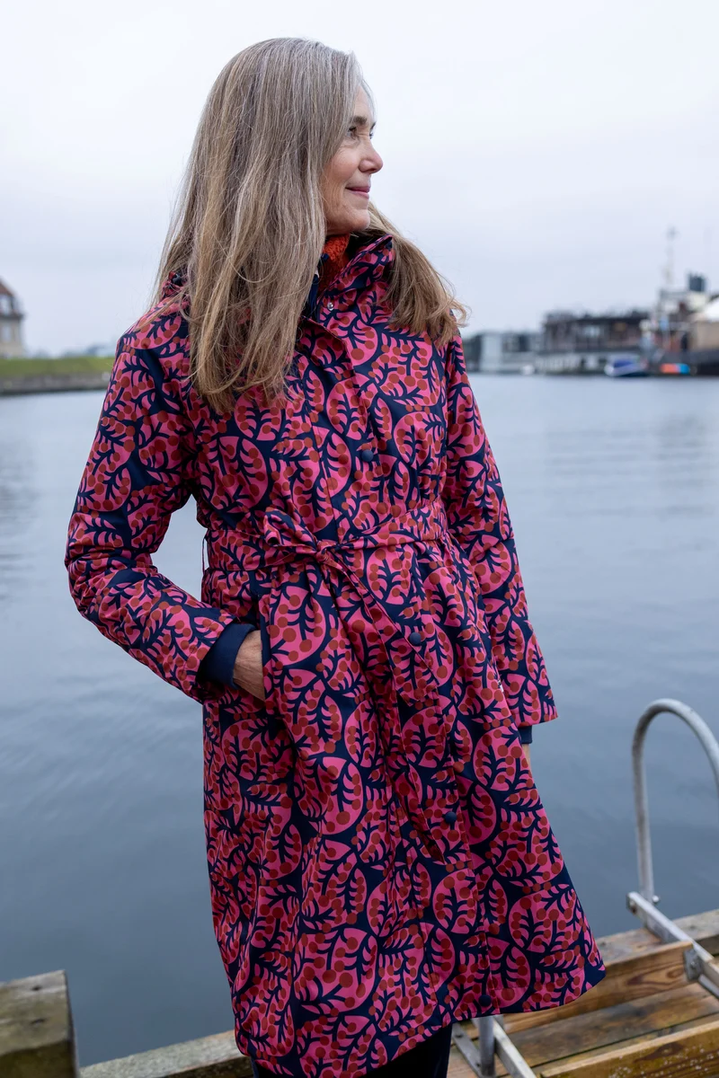 Danelisabeth Raincoat Soft Cherry MACRO MICRO