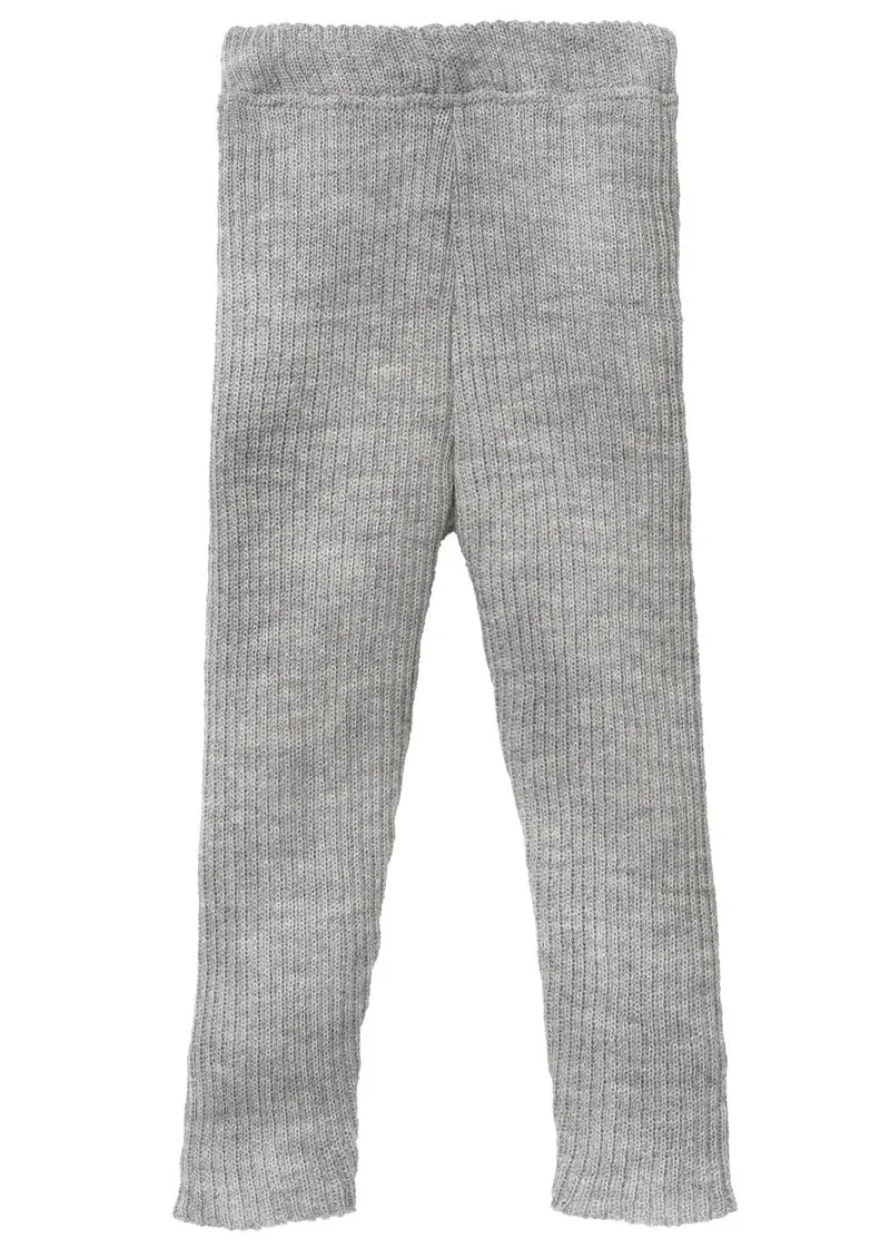 Strick-Leggings. Merinowolle. grau | disana