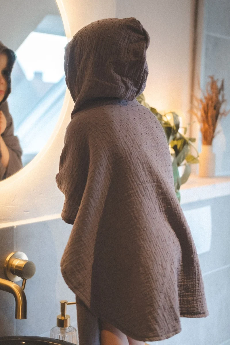 Musselin-Poncho