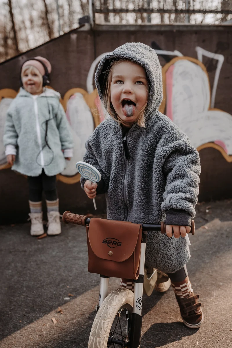 Oversizejacke Teddyfell Dunkelgrau