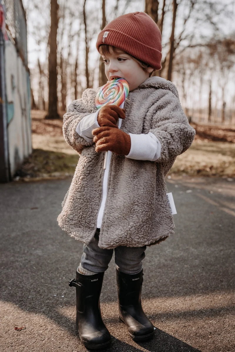 Oversizejacke Teddyfell Sand