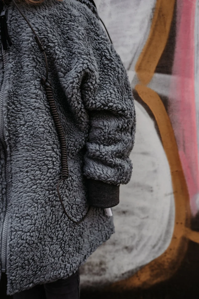 Oversizejacke Teddyfell Sand