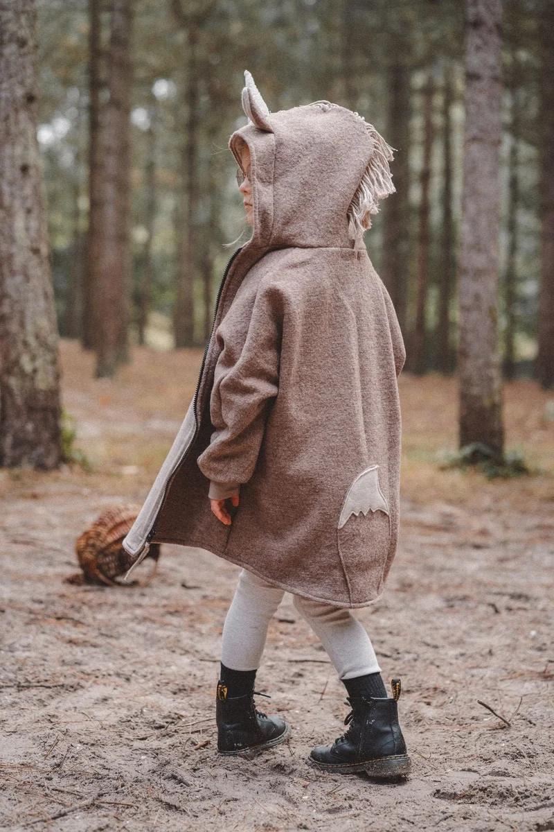 Wollwalkjacke Kinder - fabelhaftes Einhorn