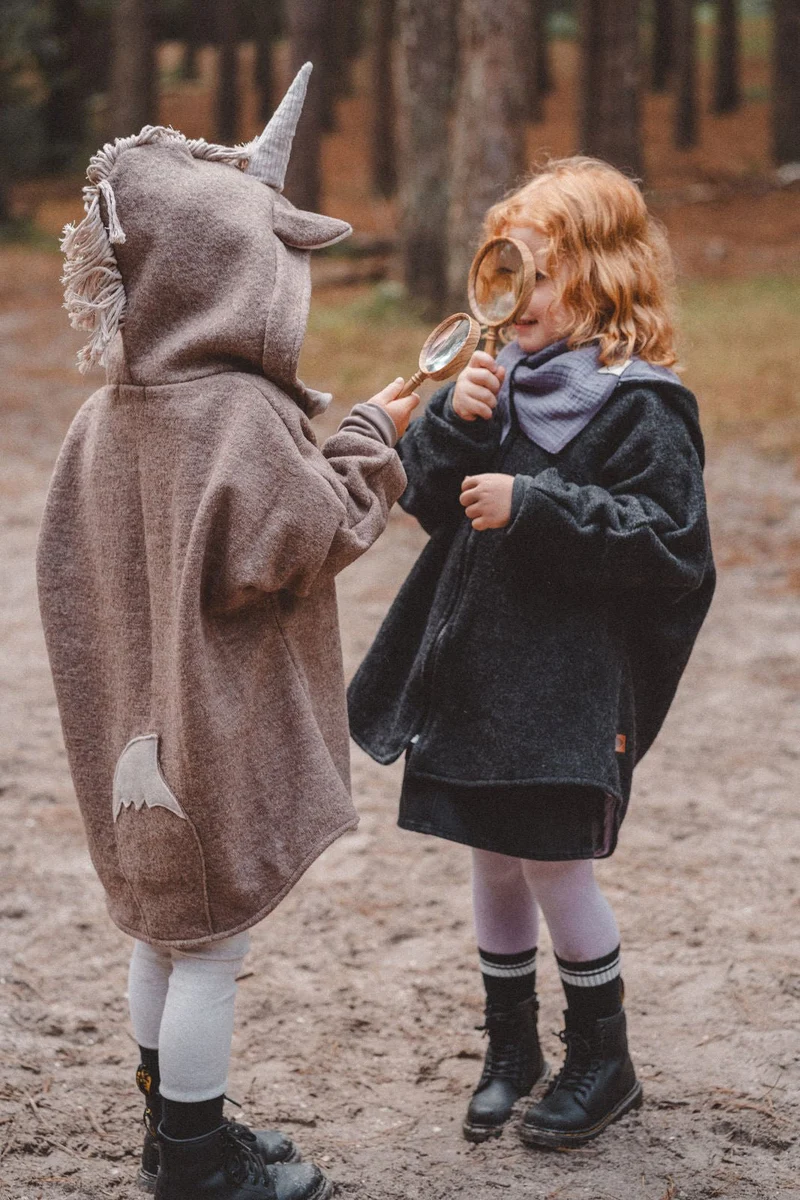 Wollwalkjacke Kinder - fabelhaftes Einhorn
