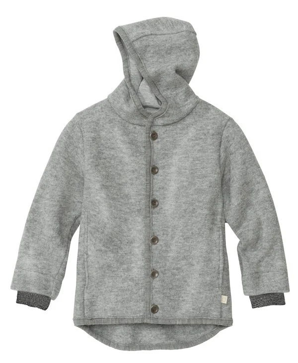 Wollwalk-Jacke. Winterjacke. Übergangsjacke. Grau | disana