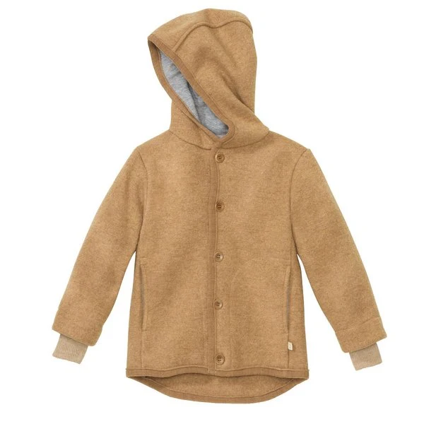 Wollwalk Jacke. karamell. Merino. Winterjacke. Übergangsjacke | disana