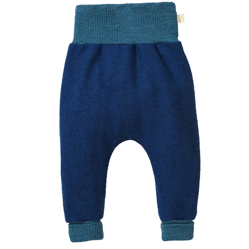 Pumphose aus leichtem Wollwalk. navy | Disana