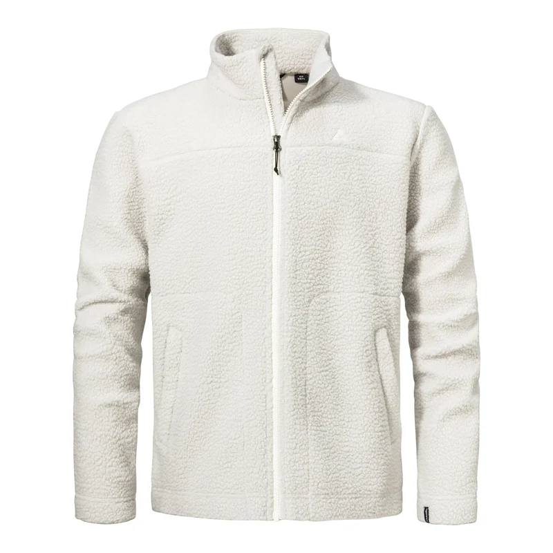 Fleecejacke mit Stehkragen in Teddy-Optik