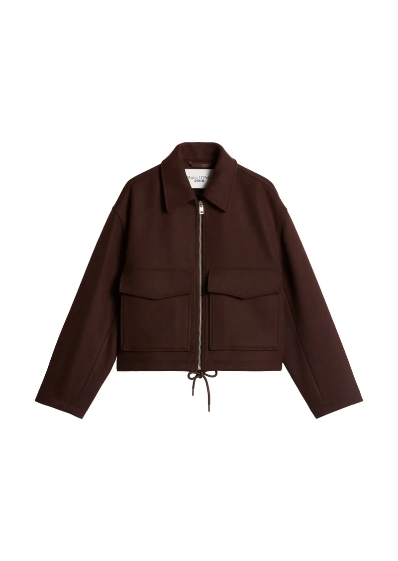 Übergangsjacke aus Wollmix