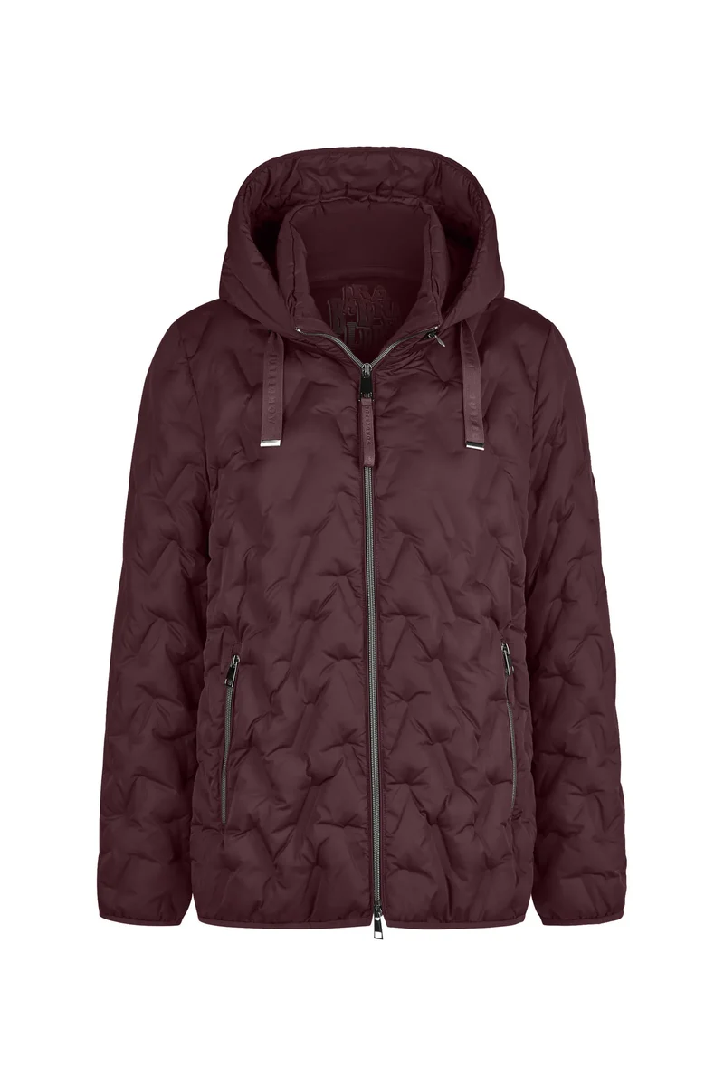 Steppjacke mit Kapuze