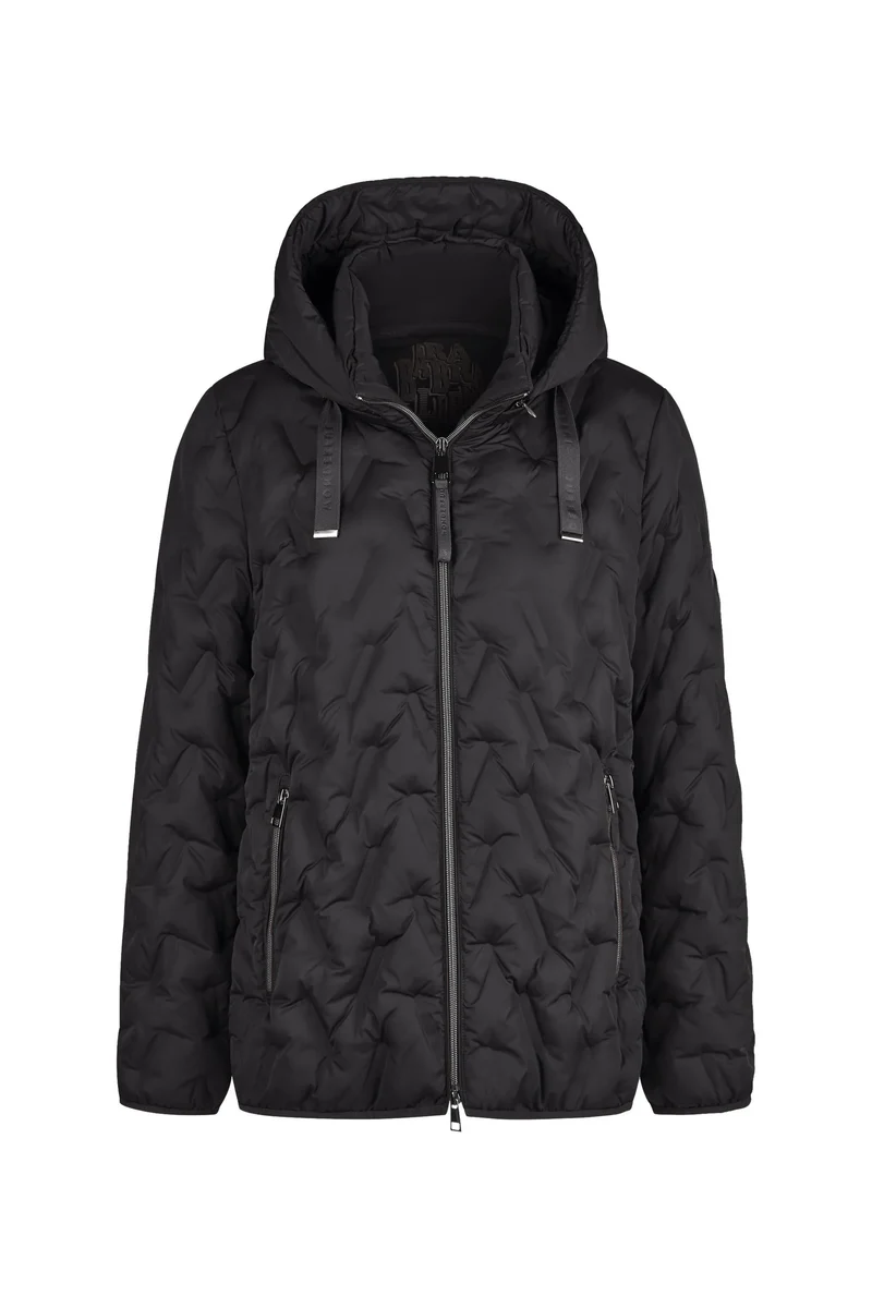 Steppjacke mit Kapuze
