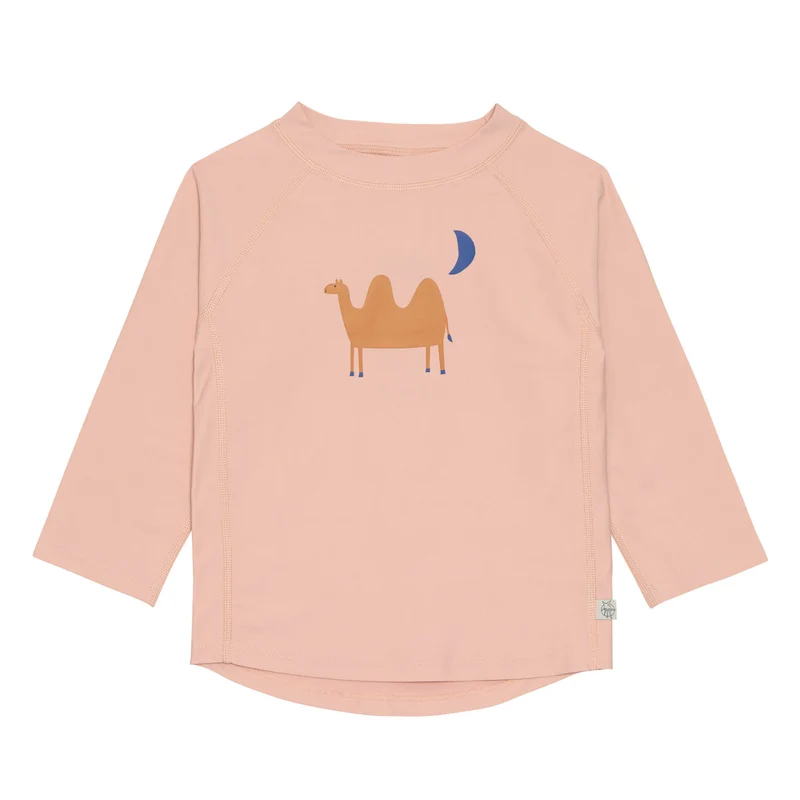 UV Strandshirt Kinder Langarm - Kamel, Rosa | Lässig