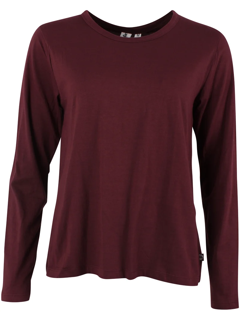 Danebasic Merry LS Tee Dark Wine