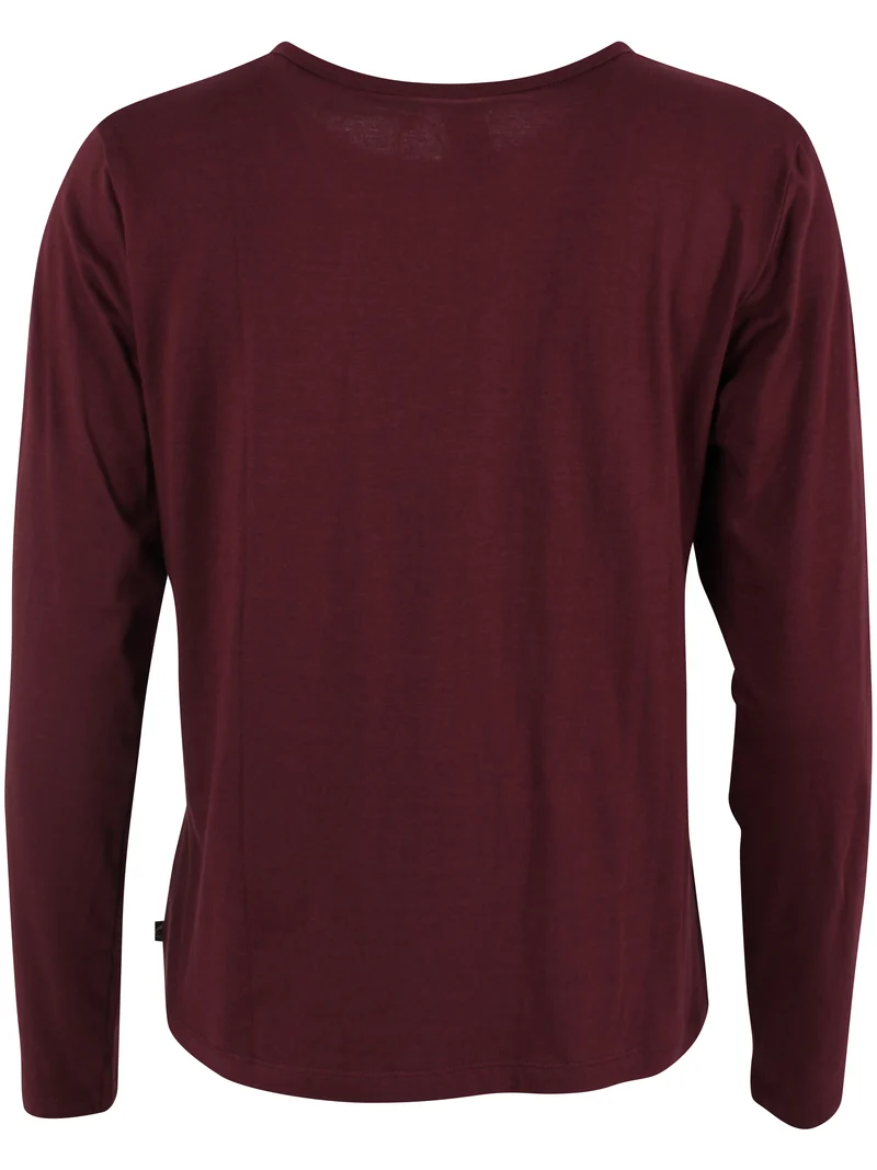 Danebasic Merry LS Tee Dark Wine