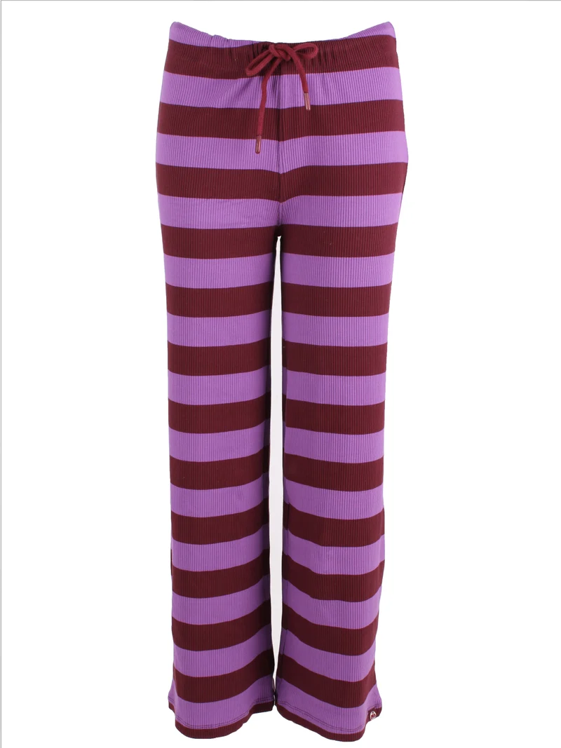 Danegoals Ribbing Pants Dark Wine/Purple