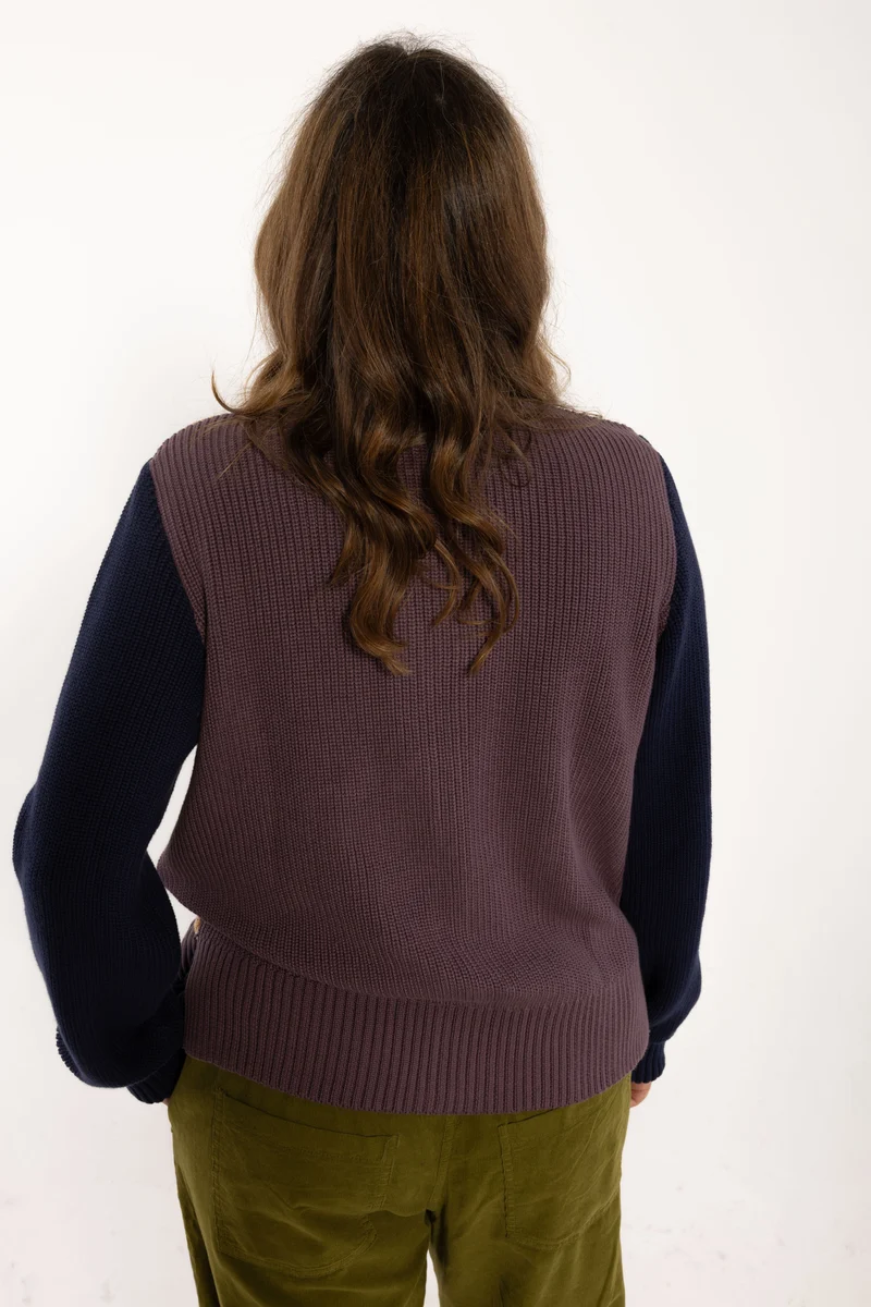 Danehilda Cotton Rib Cardigan Nougat MULTI26
