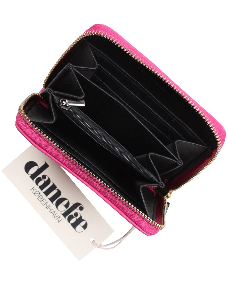 ESS - Danesortedam Leather Zip-Wallet Iconic Rose