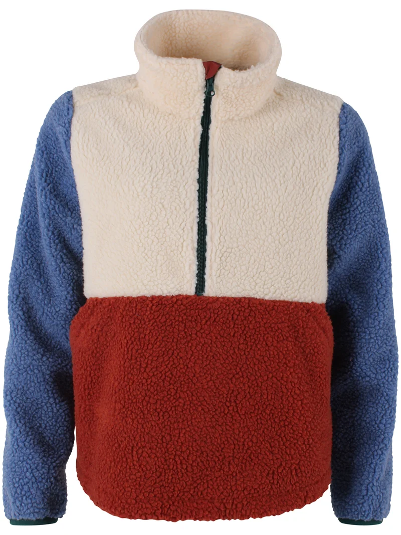 Daneclumber Fleece Anorak Light Beige/Porcelaine/Chili