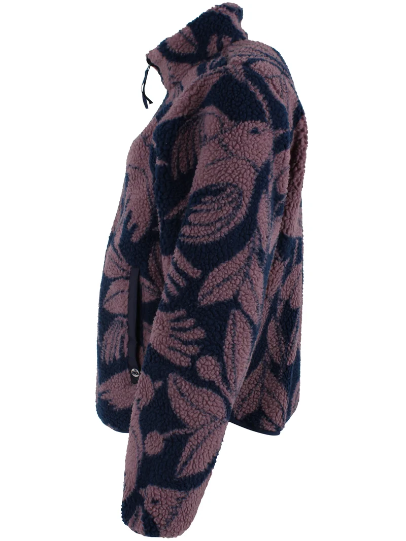 Danelabrador Fleece Zip-Up Dark Navy/Grey Plum BIRDIEUP