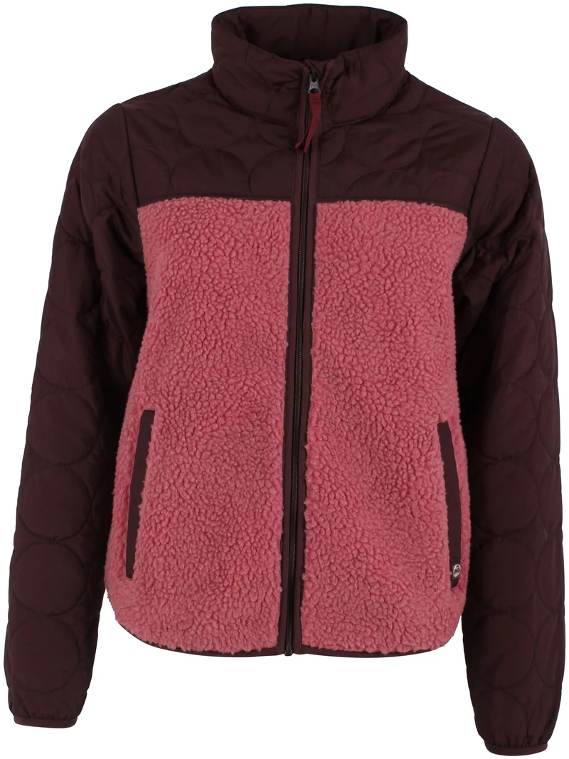 Danehazel Fleece Zip-Up Berry Compote/Dark Wine