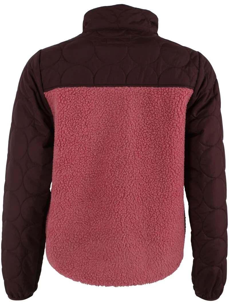 Danehazel Fleece Zip-Up Berry Compote/Dark Wine