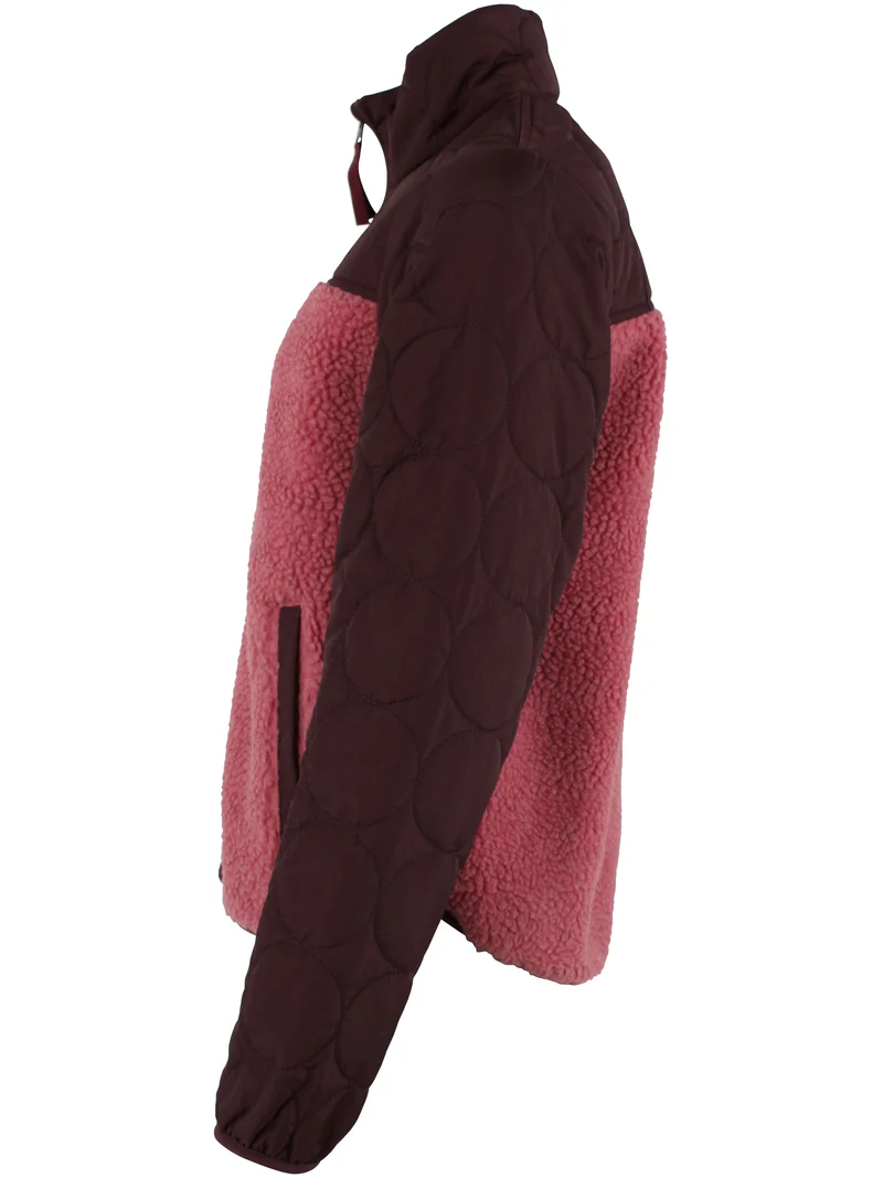 Danehazel Fleece Zip-Up Berry Compote/Dark Wine