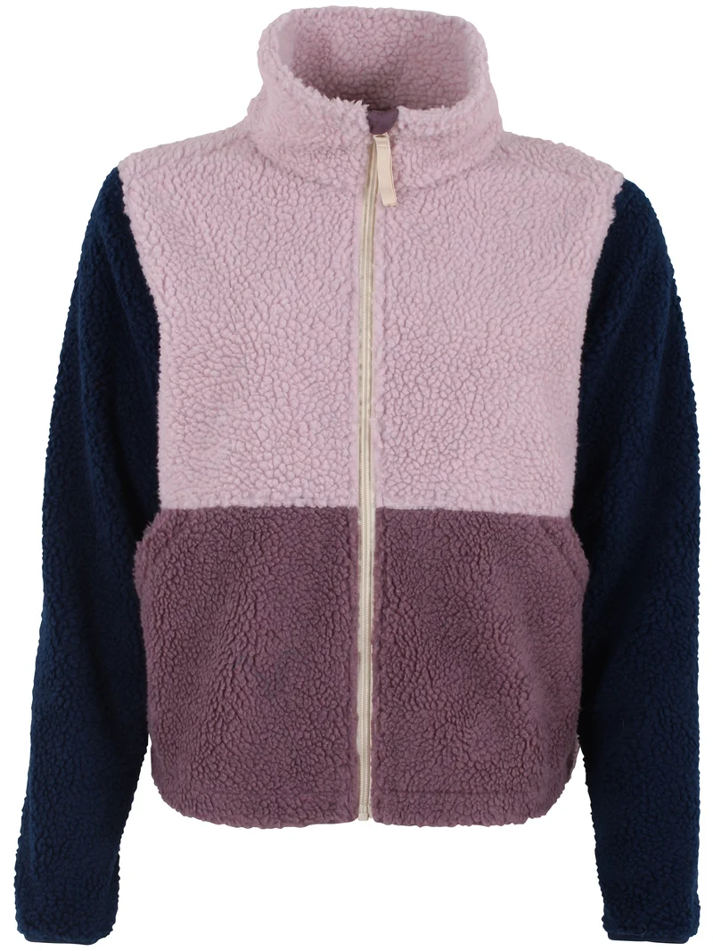 Danebeagle Fleece Jacket Cold Pink/Grey Plum/Dark Navy