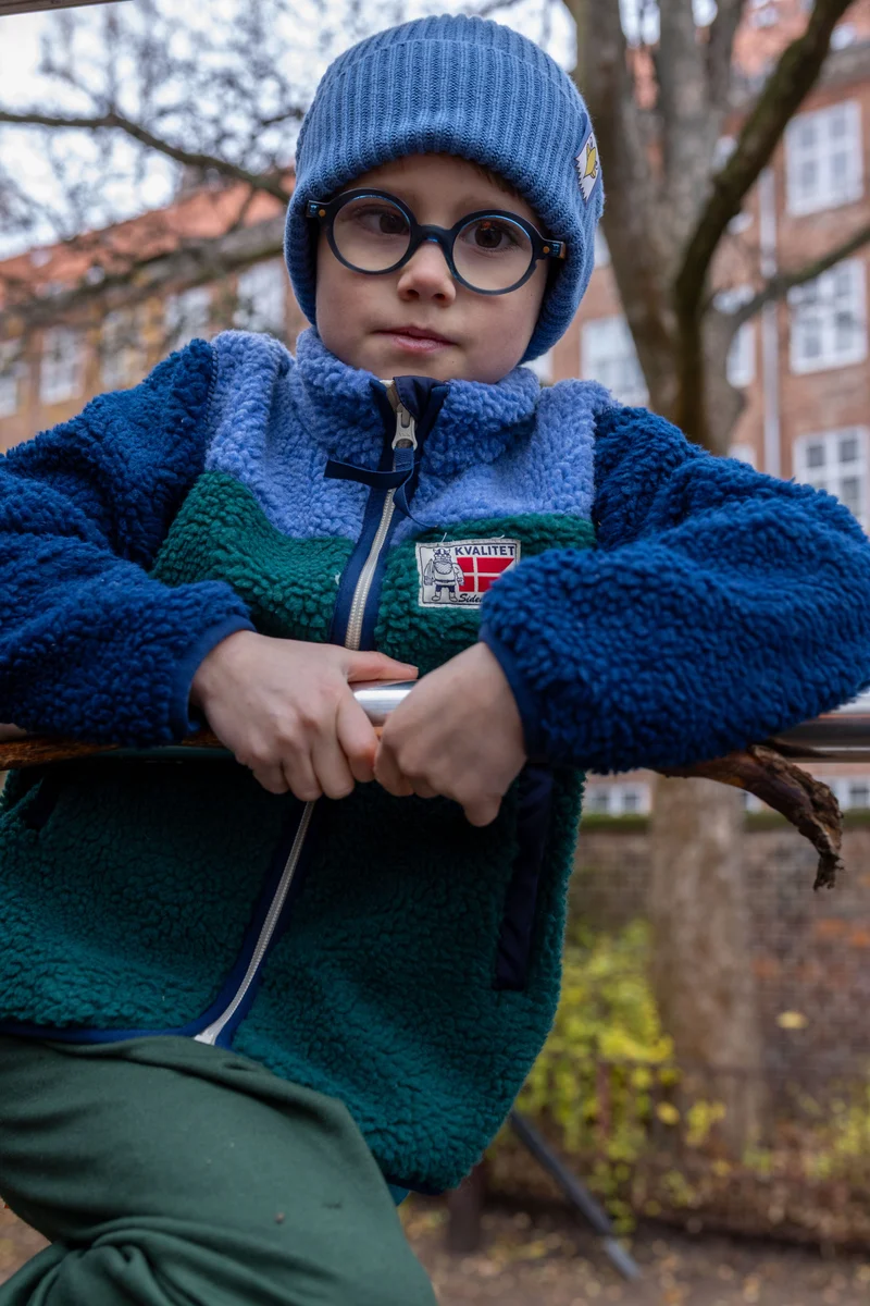 Danodder Fleece Jacket Canard/Dark Navy/Porcelaine