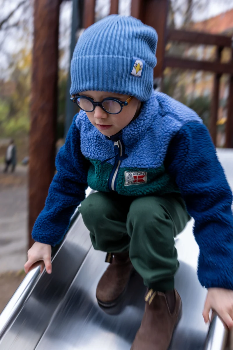 Danodder Fleece Jacket Canard/Dark Navy/Porcelaine