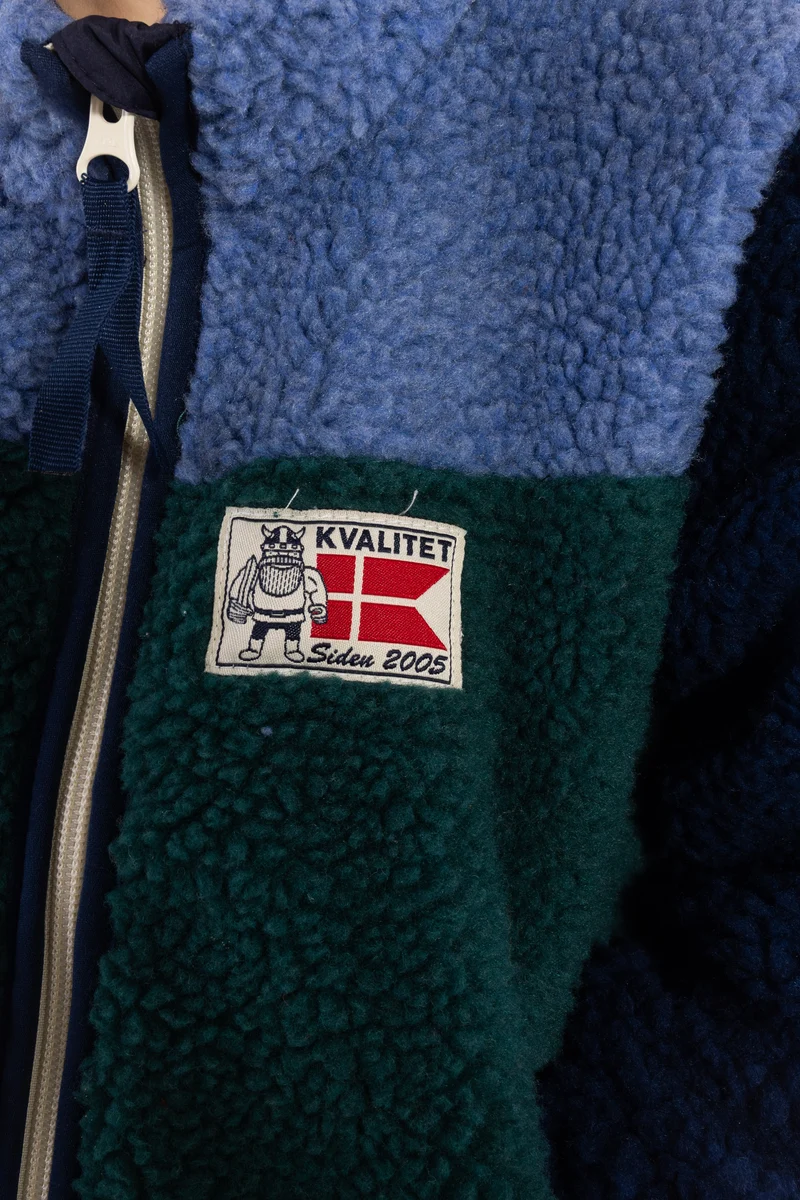 Danodder Fleece Jacket Canard/Dark Navy/Porcelaine