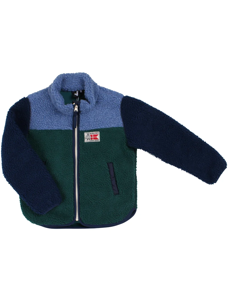 Danodder Fleece Jacket Canard/Dark Navy/Porcelaine