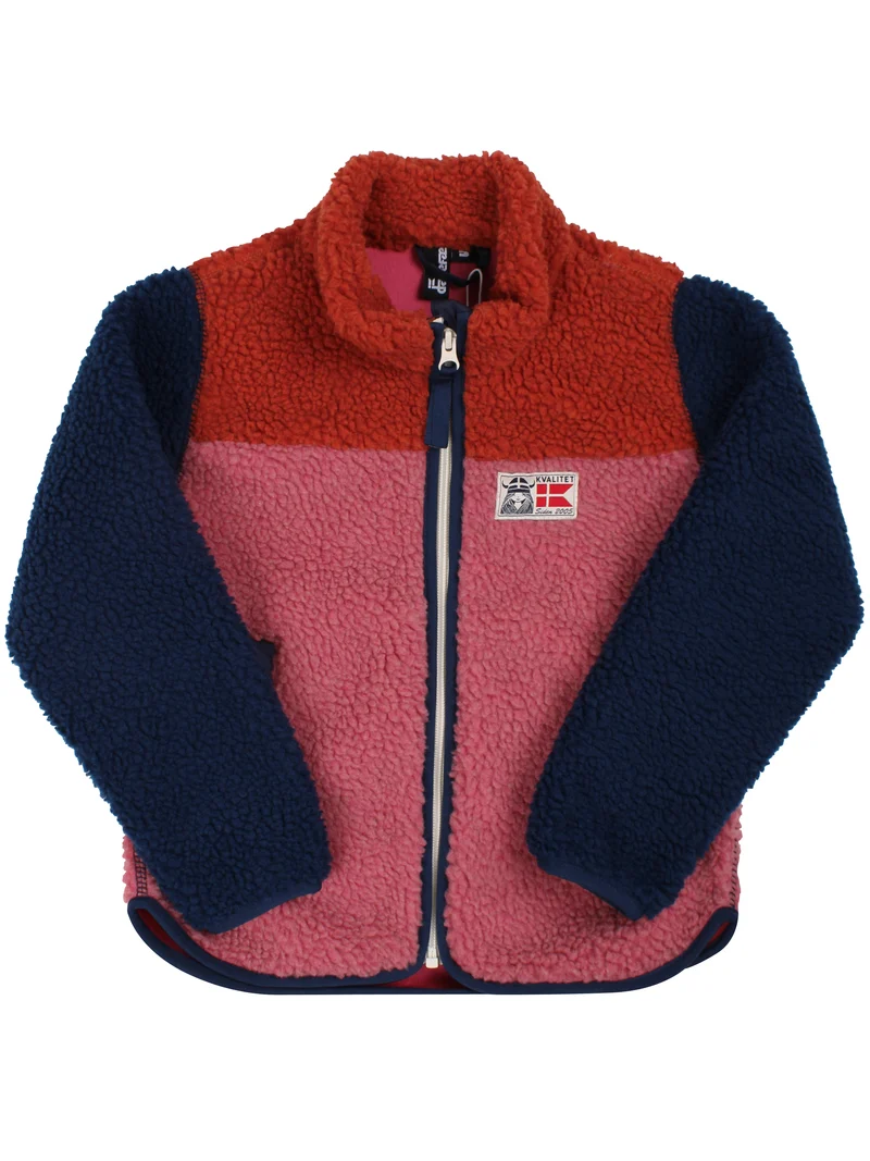 Danebaever Fleece Jacket Chili/Dark Navy/Berry Compote