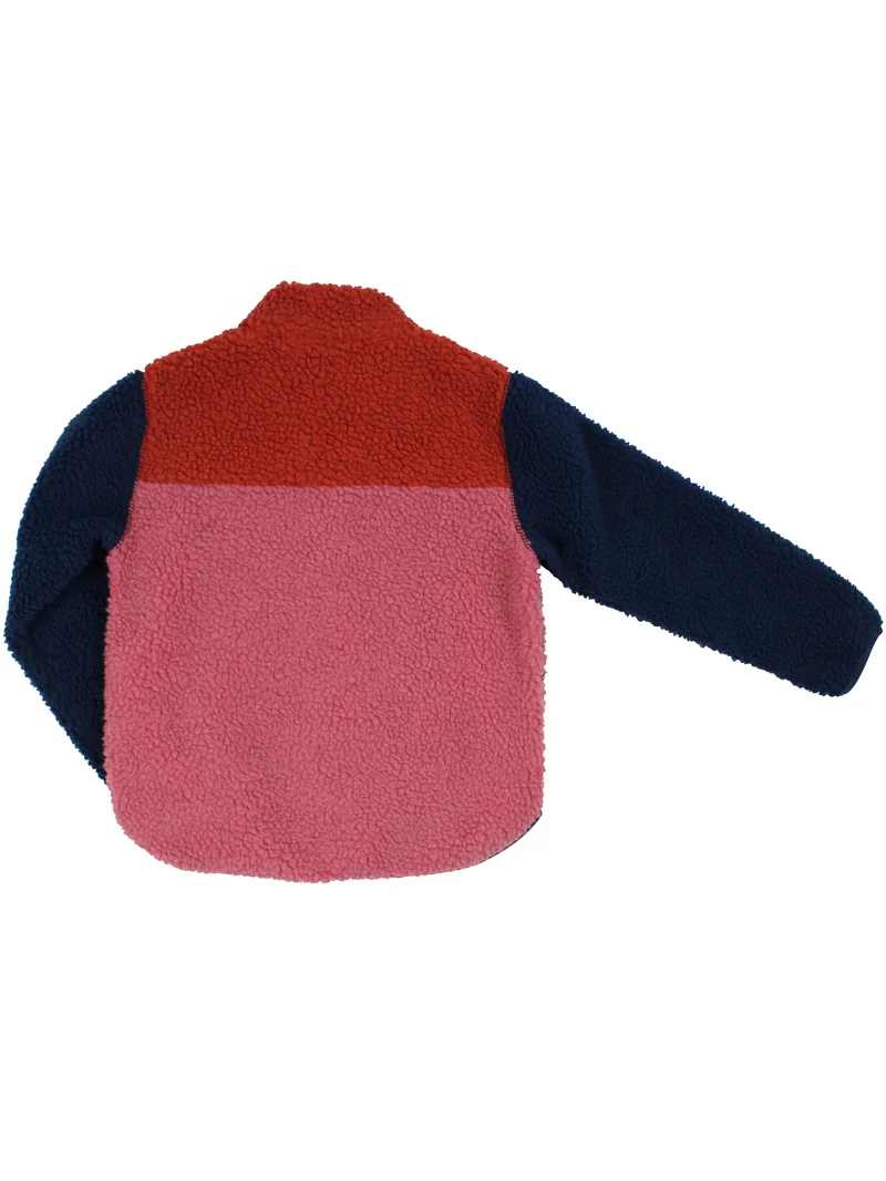 Danebaever Fleece Jacket Chili/Dark Navy/Berry Compote