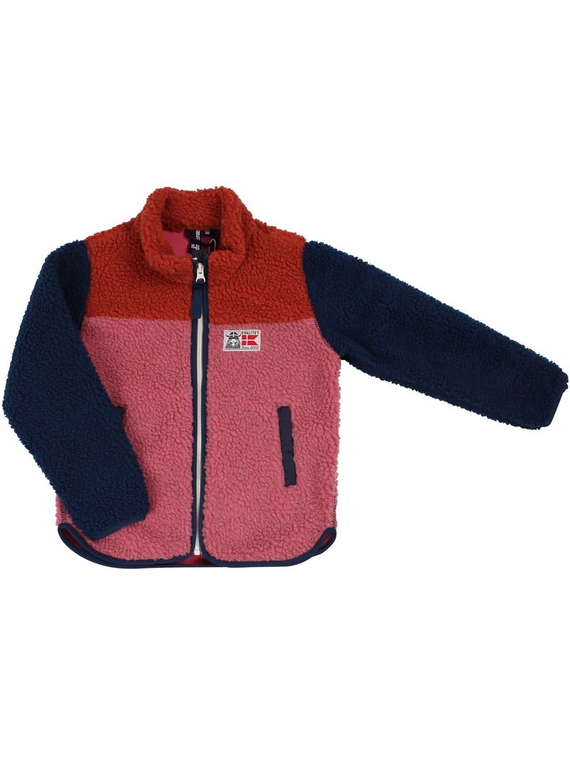 Danebaever Fleece Jacket Chili/Dark Navy/Berry Compote