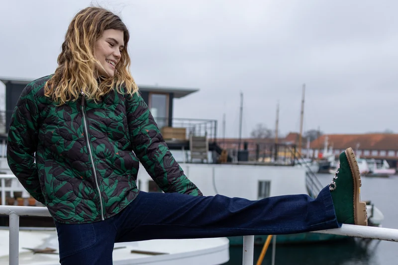 Danecando Thermo AOP Jacket Dark Pine/Black BIRDIEUP