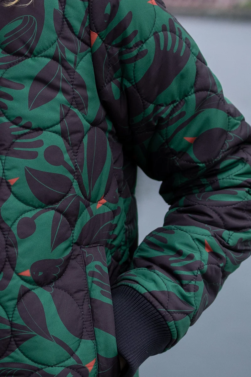 Danecando Thermo AOP Jacket Dark Pine/Black BIRDIEUP