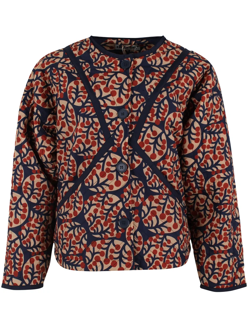 Danesparrow AOP Thermo Jacket Dark Navy MACRO MICRO