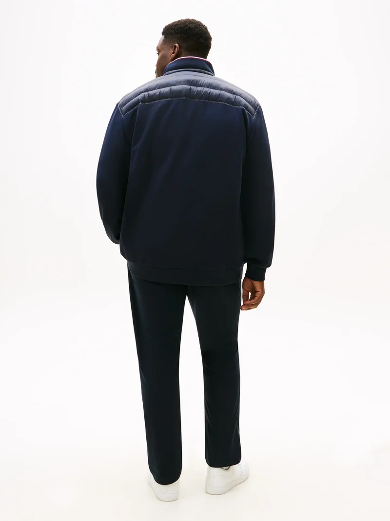 Hybrid-Steppjacke mit Stehkragen