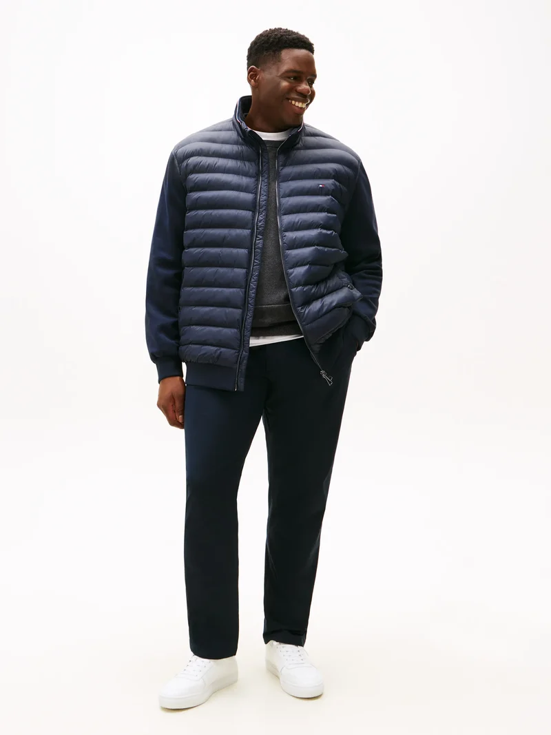 Hybrid-Steppjacke mit Stehkragen